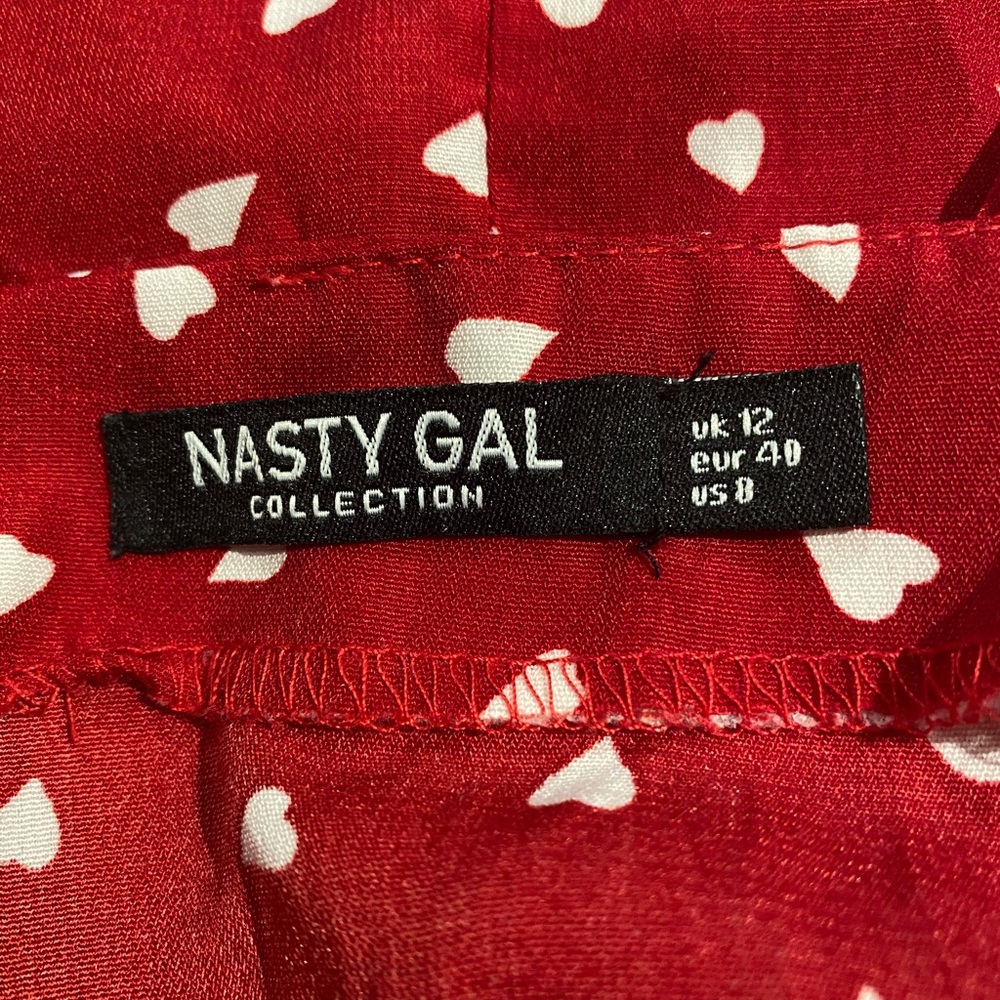 Red heart cowl dress - Picture 6 of 8